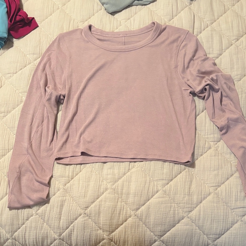 Lululemon Hold Tight Cropped Long Sleeve